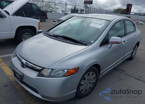 2006 Honda Civic Gx z USA, uszkodzony, nr VIN 1HGFA465X6L000243